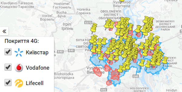 Карта украины гостомель на карте украины